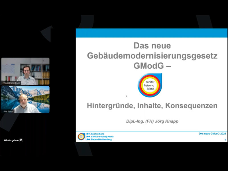 Aufzeichnung Webinar „Neues Gebäudemodernisierungsgesetz & BEG-Förderung 2026″
